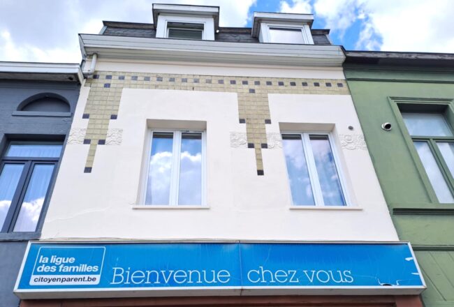 Peinture de façade à l’étage | Rénovation | Mouscron