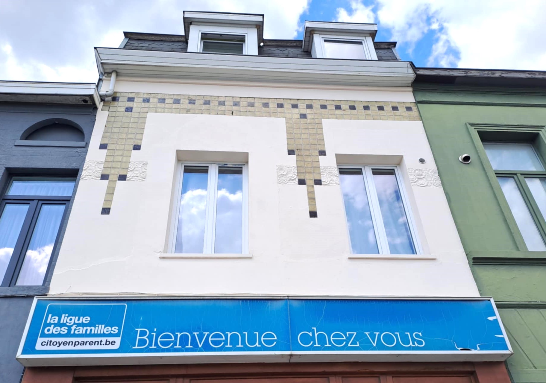 Peinture de façade à l’étage | Rénovation | Mouscron